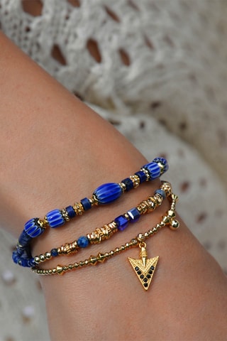 Pulseira banhada a ouro fino amarelo Vadorada