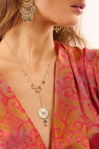 Lange Ketting Verguld met Geelgoud Yesenia