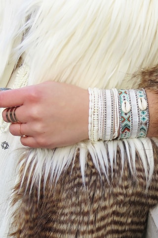 Manchetarmband Monatwin - Zilverkleurig