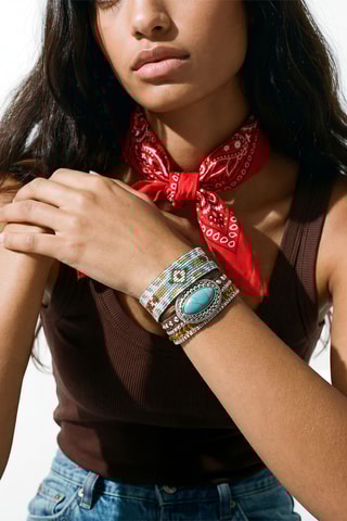 Manchetarmband Texas - Turquoise