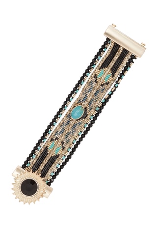 Manchetarmband Eternity - Zwart