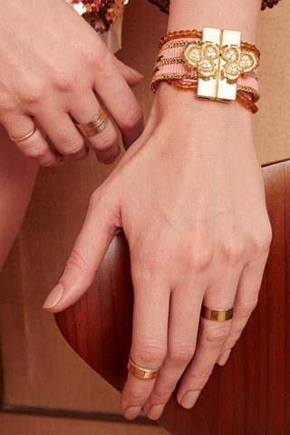 Manchetarmband Eternity - Roze