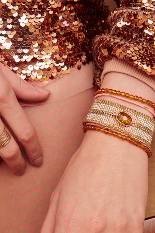 Manchetarmband Eternity - Roze