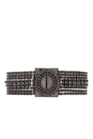 Manchetarmband Flakes - Zwart