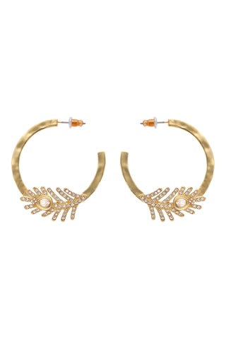 Creolen Verguld met Geelgoud Carmelle - Zirkonia’s