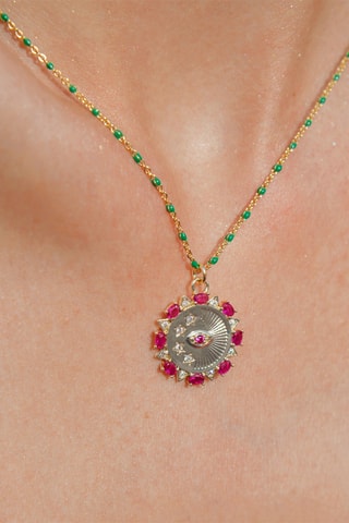 Ketting Verguld met Geelgoud Duardo - Zirkonia’s