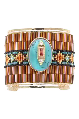 Manchetarmband Verguld met Geelgoud Ekuador