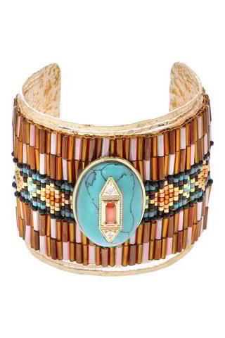 Manchetarmband Verguld met Geelgoud Ekuador