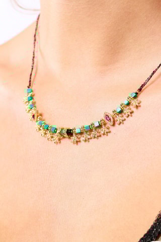 Ketting Verguld met Geelgoud Jadessy - Zirkonia’s