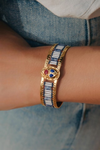 Open Armband Verguld met Geelgoud Kayanne