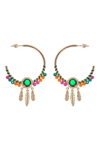 Creolen Verguld met Geelgoud Lidiane - Zirkonia’s