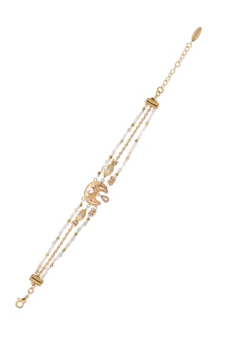 Armband Verguld met Geelgoud Manalou - Maanstenen, Opalen en Zikronia’s