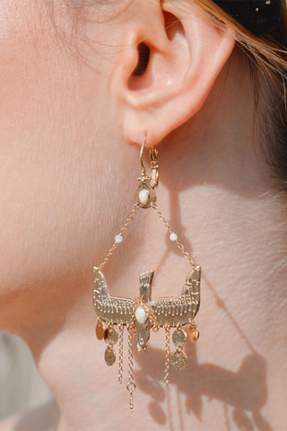 Oorbellen Verguld met Geelgoud Menny - Zirkonia’s