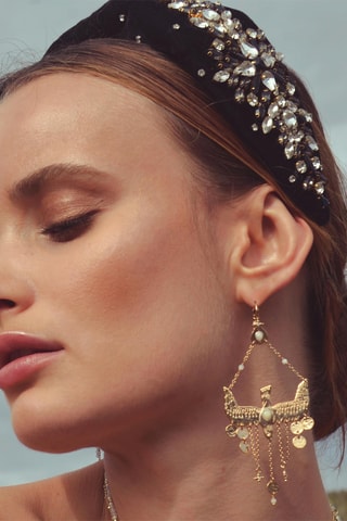 Oorbellen Verguld met Geelgoud Menny - Zirkonia’s