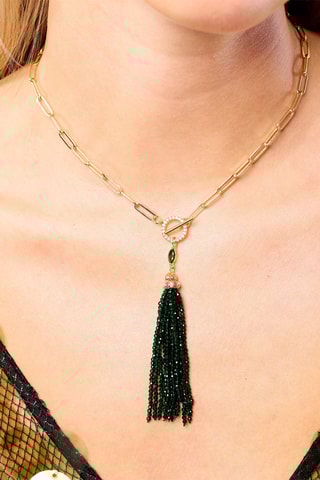 Ketting Verguld met Geelgoud Mila - Zirkonia’s