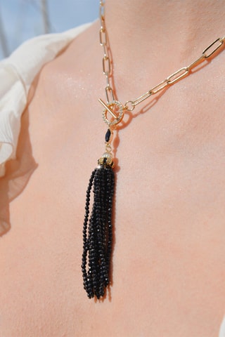 Ketting Verguld met Geelgoud Mila - Zirkonia’s