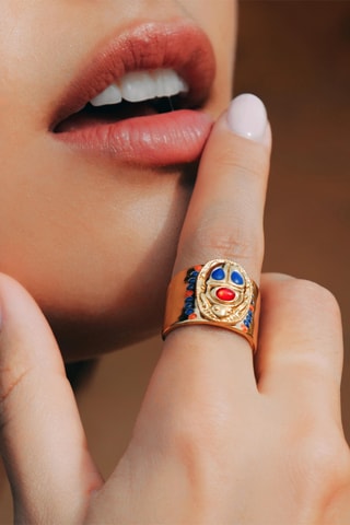 Ring Verguld met Geelgoud Nyle