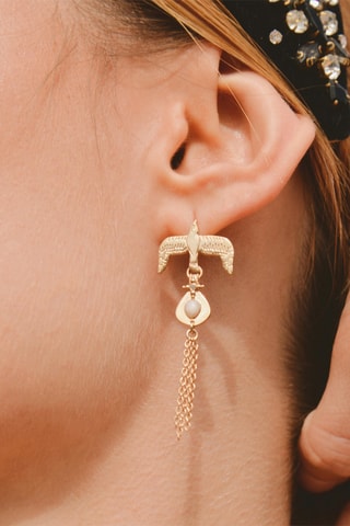 Oorbellen Verguld met Geelgoud Palua - Zirkonia’s