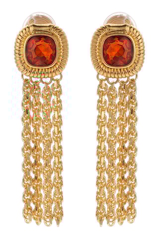 Oorbellen Verguld met Geelgoud Pusha - Zirkonia’s