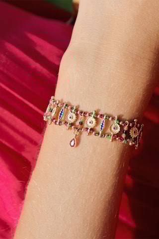 Armband Verguld met Geelgoud Rosleen - Zirkonia’s