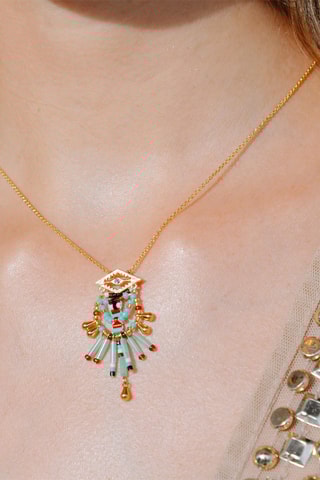 Ketting Verguld met Geelgoud Sando - Zirkonia’s