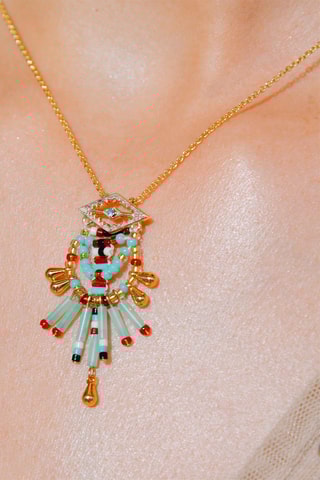 Ketting Verguld met Geelgoud Sando - Zirkonia’s