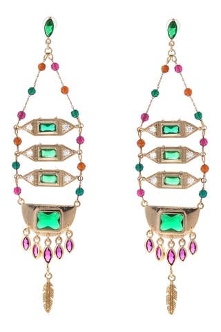 Oorbellen Verguld met Geelgoud Soledad - Zirkonia’s