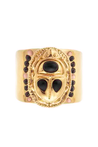 Ring Verguld met Geelgoud Trezor