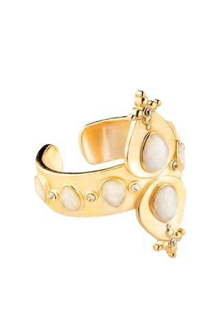 Ring Verguld met Geelgoud Vadja