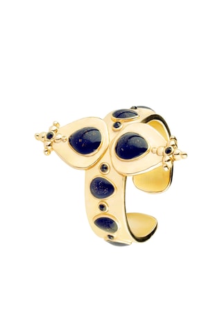 Ring Verguld met Geelgoud Vadja