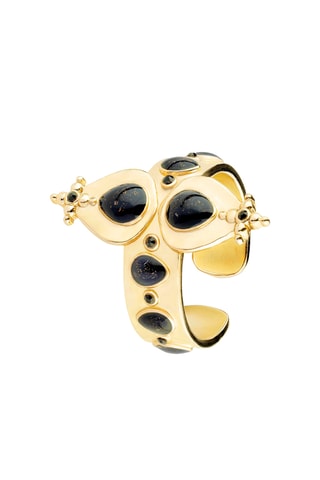 Ring Verguld met Geelgoud Vadja