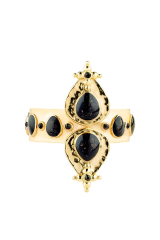 Ring Verguld met Geelgoud Vadja