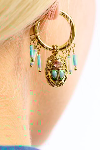 Creolen Verguld met Geelgoud Valdo