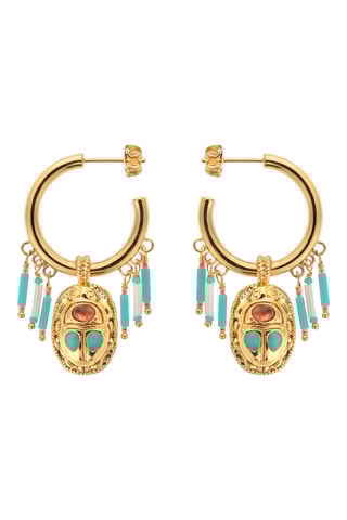 Creolen Verguld met Geelgoud Valdo