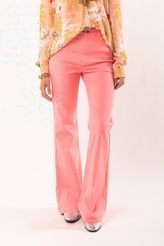 Flare Broek Meghan - Koraalrood