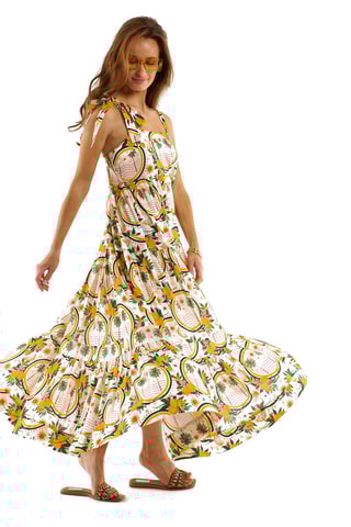 Lange Jurk Benjamin - Geel