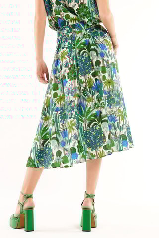 Rechte Rok Bobbie - Donkergroen