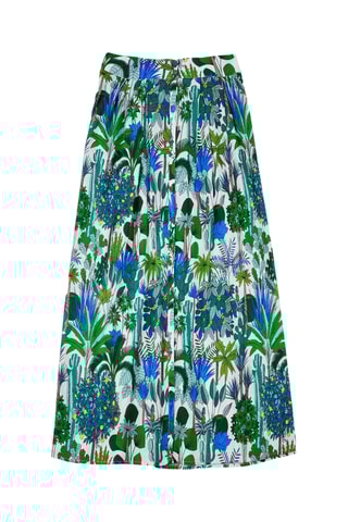 Rechte Rok Bobbie - Donkergroen