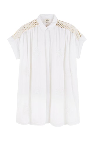 Blouse-jurk Claire - Wit