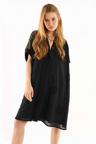 Blouse-jurk Claire - Zwart