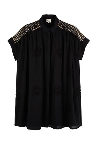 Blouse-jurk Claire - Zwart