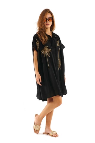 Blouse-jurk Clovis - Zwart