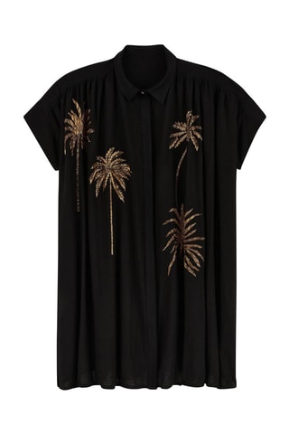 Blouse-jurk Clovis - Zwart