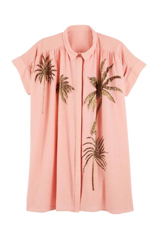 Blouse-jurk Clovis - Roze