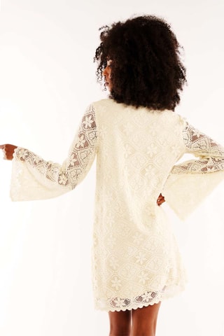 Rechte Kanten Jurk Deborah - Ecru