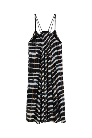 Midi-jurk Ethan - Zwart en Wit