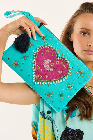 Clutch Eugenie - Turquoise