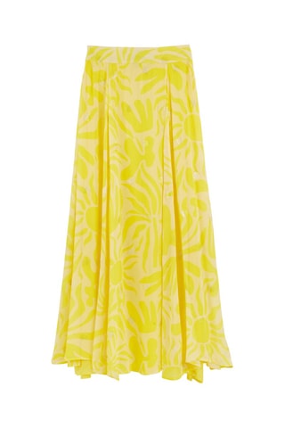 Lange Rok Hoge Taille Irelia - Geel