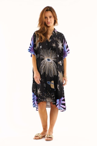 Blouse-jurk Jeanne - Zwart 