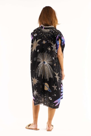 Blouse-jurk Jeanne - Zwart 